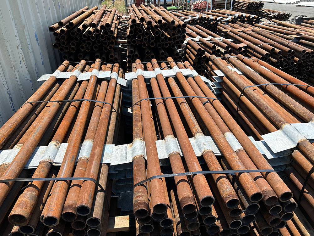 Steel End Post w/Single Spade 2-7/8