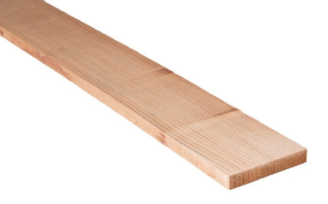 Redwood Rough Green 1x8x20 Feet Con-Heart at Central Valley | Redwood Rough