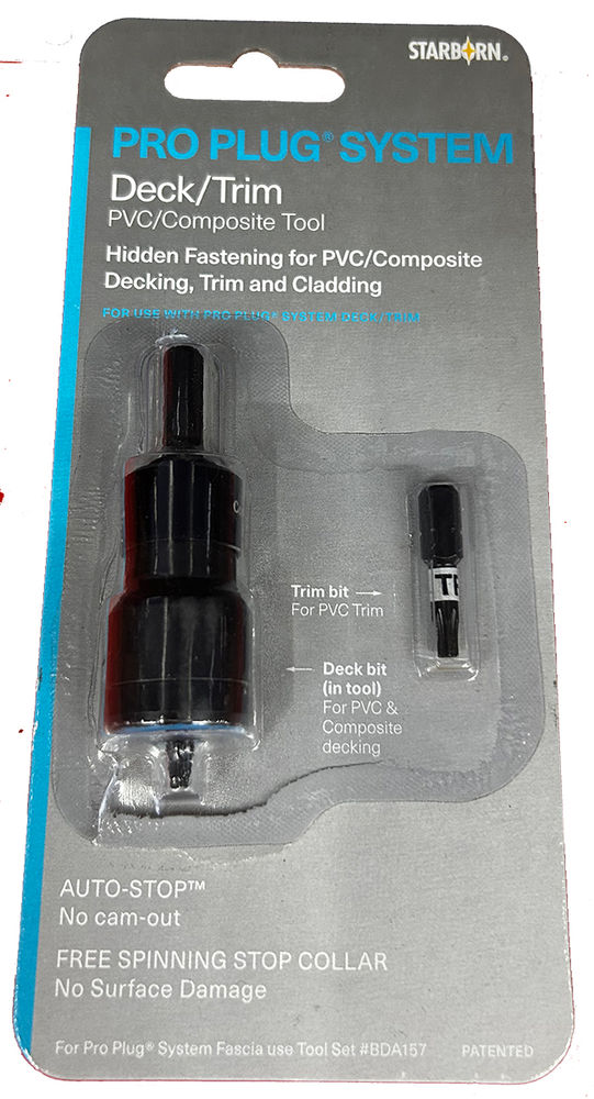 Starborn BDA580 Deckfast Pro Plug System PVC/Composite Tool at Central ...