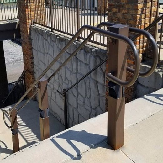 Bronze Aluminum ADA Handrail | ADA Railing