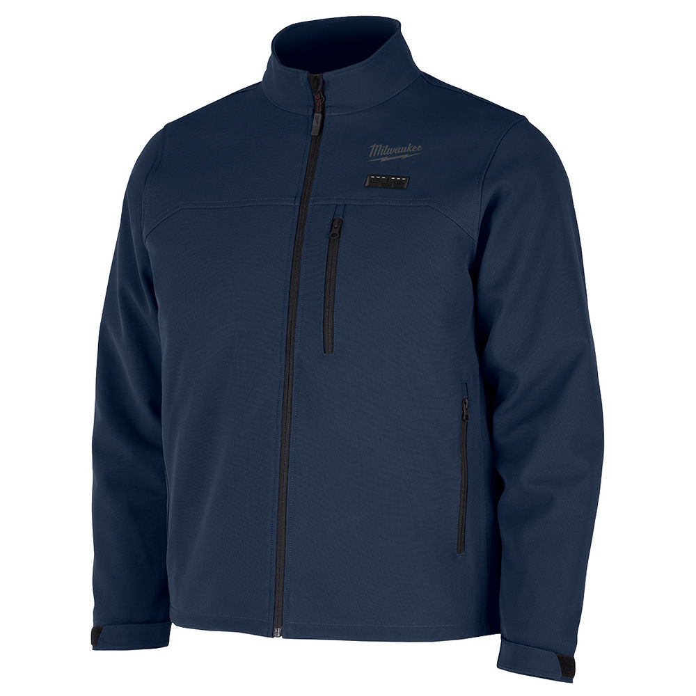 M12 Men's Navy Blue Medium Toughshell Heated Jacket Kit at S.W.