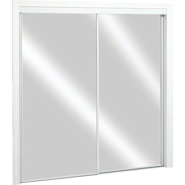 Mirrored Bypass Closet Door 4'0
