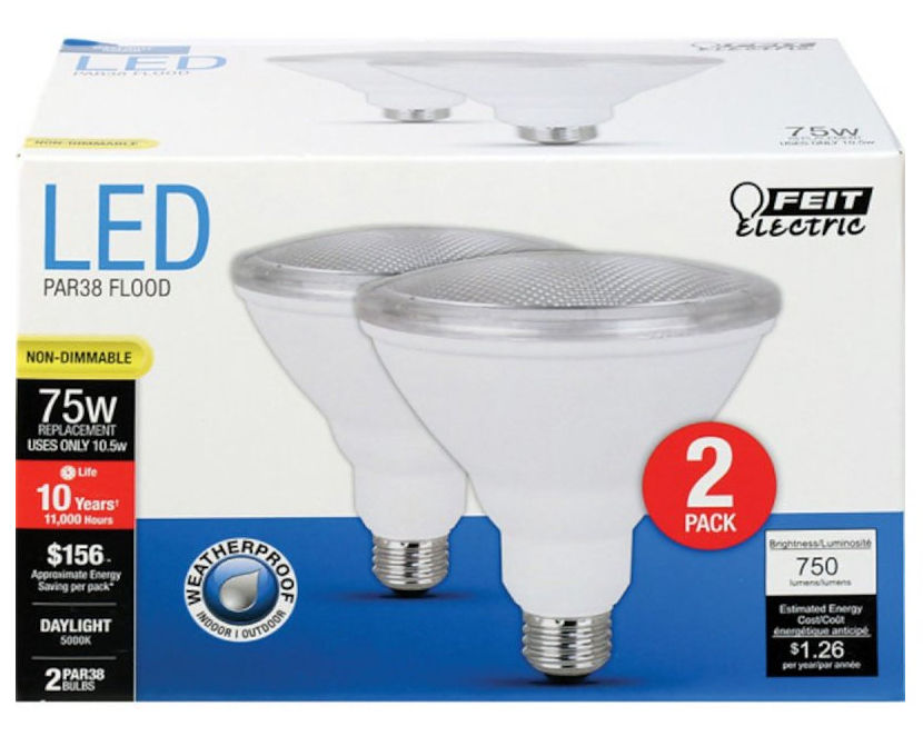 LED Light Bulb- Flood/Spotlight - 10.5 W 2 Pack at Dufrene Building ...