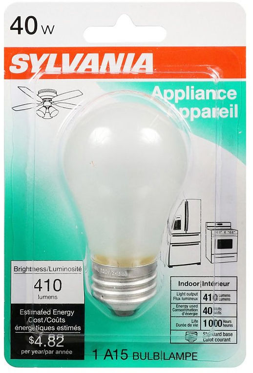 Incandescent Light Bulb- 40W - Frosted at Dufrene Building Materials ...