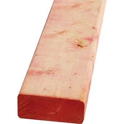 2 in. x 4 in. x 12 ft. #2 Southern Yellow Pine Fire Retardant Lumber at ...