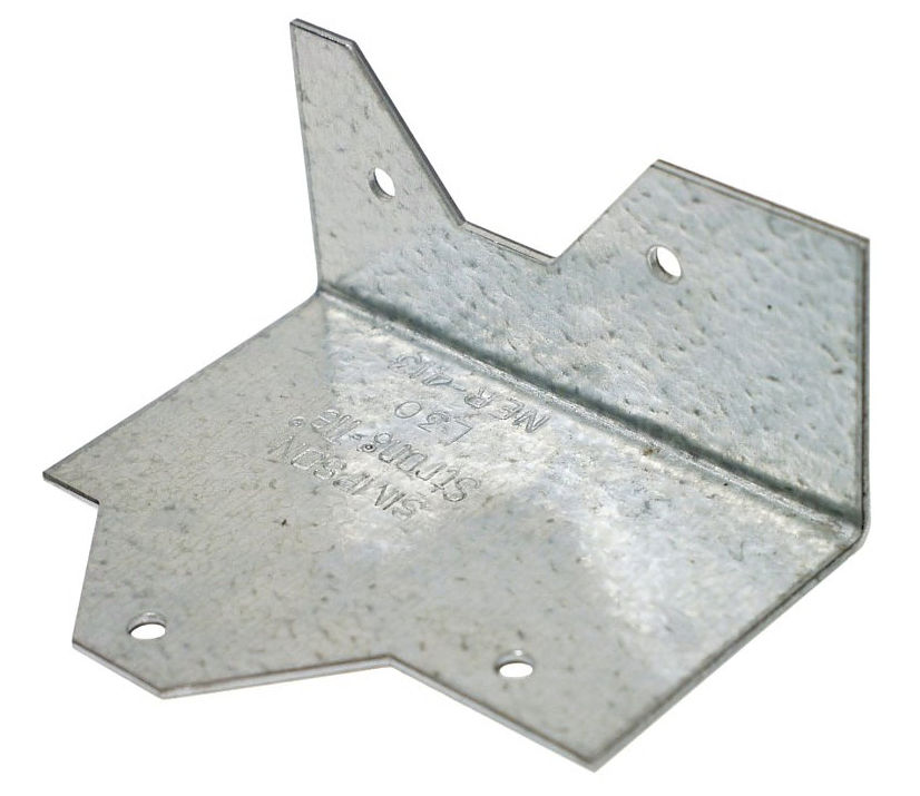 Simpson Strong-Tie 3 in. 16-Gauge Galvanized Reinforcing L Angle at ...