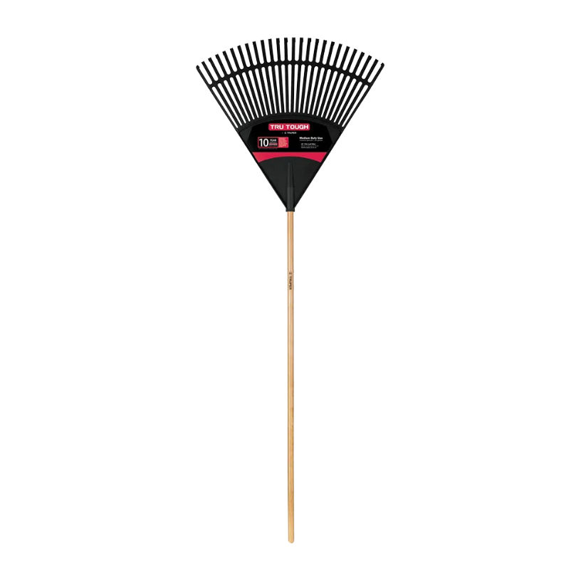 Truper Tru Tough 24 in. Poly Head Leaf Rake 26 Tine at Moscow & Pullman ...
