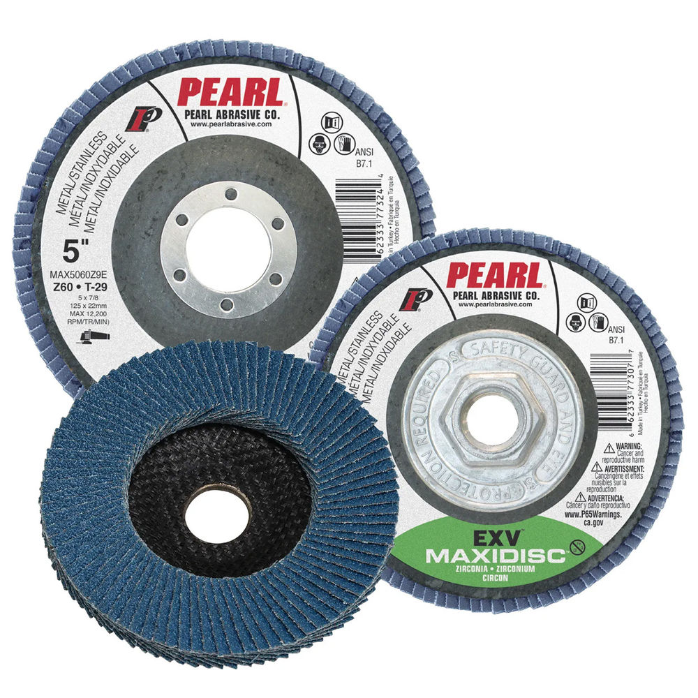 Pearl 4-1/2 in. 80 Grit EXV Zirconia Maxidisc T-29 Flap Disc at