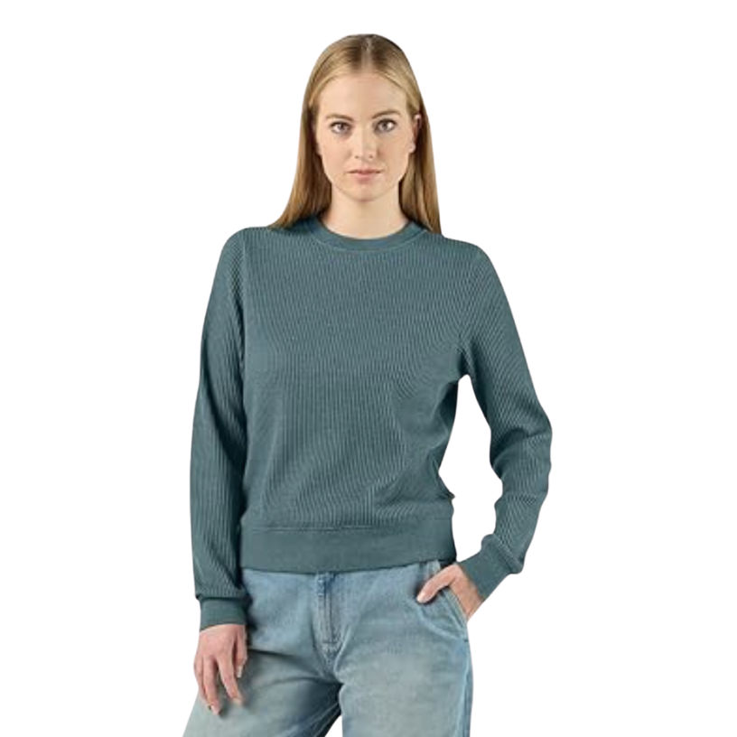 Dickies Women's Large Gauge Crew Neck Thermal Shirt Balsam (XL) at