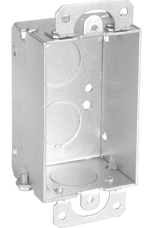 Southwire 4 Knockout Single Gang Electrical Switch Box at Melrose ...