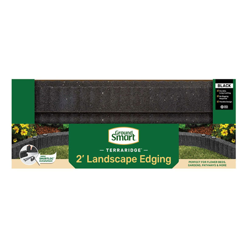 GroundSmart 2 ft. SmartLoc Ripple Edger Black at Moscow & Pullman ...