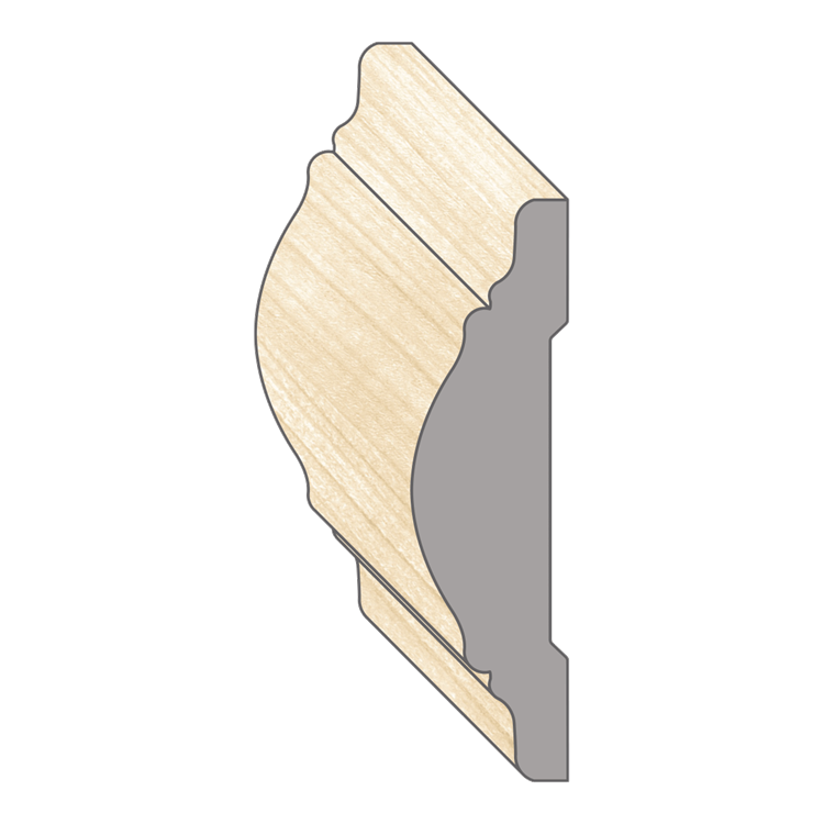 Poplar - Chair Rail | Poplar Non-Primed
