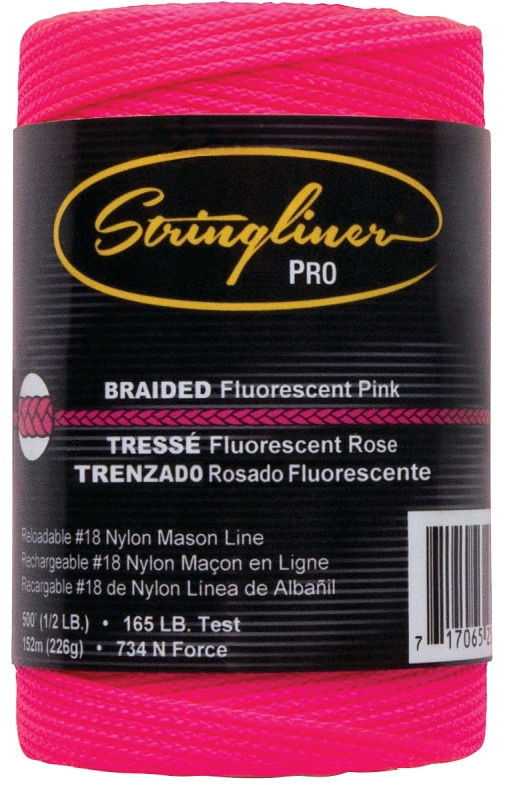 Pro Series #18 Construction Line - 500ft - Nylon - Fluorescent Pink at ...