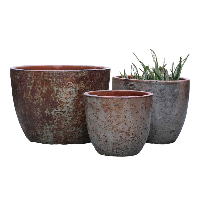 Pacific Home And Garden 19 in. Parco Rimless Planter Heirloom White at  Moscow & Pullman Building Supply | Outdoor Pottery