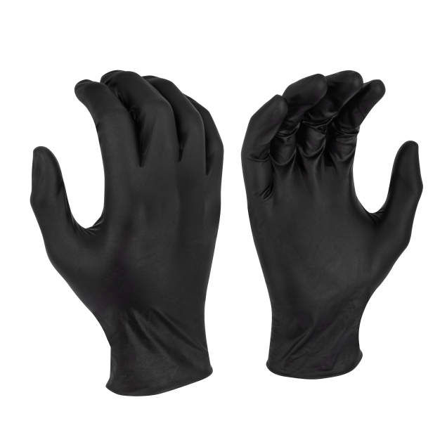 Radians 6 Mil Nitrile Disposable Industrial Grade Glove 100/box - Small ...
