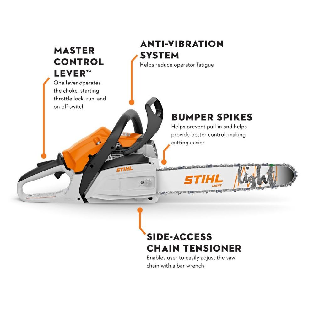 Stihl MS 162-Z Gasoline-Powered Chainsaw 16-in at Central Valley