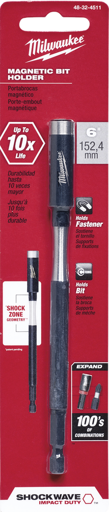 Milwaukee Shockwave 6 in. Bit Holder Extension at Discount Builders ...