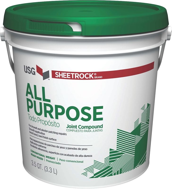 Spackle 1 Gal Green Lid USG 385140004 Joint Compound, Paste, 3.5 qt at ...