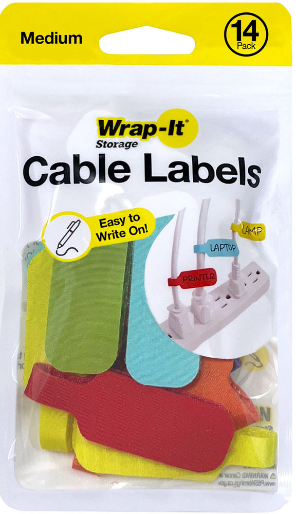 Wrap-It Polyethylene Cable Labels Assorted at Discount Builders Supply ...