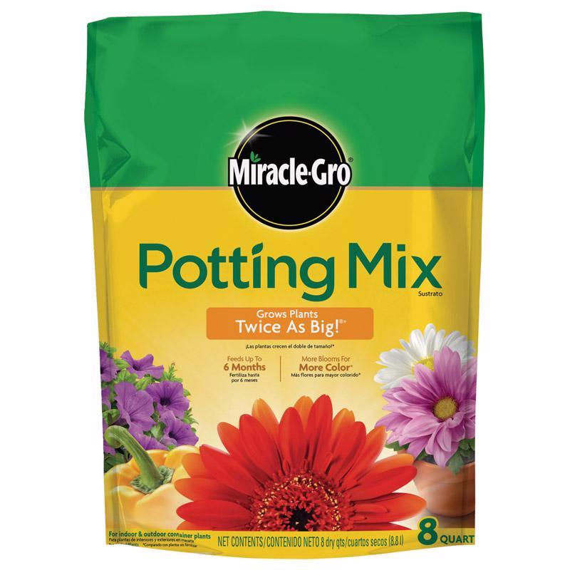 Miracle-Gro Flower & Plant Potting Mix 8 qt. Bag at Discount Builders  Supply & Hardware | Miracle-Gro