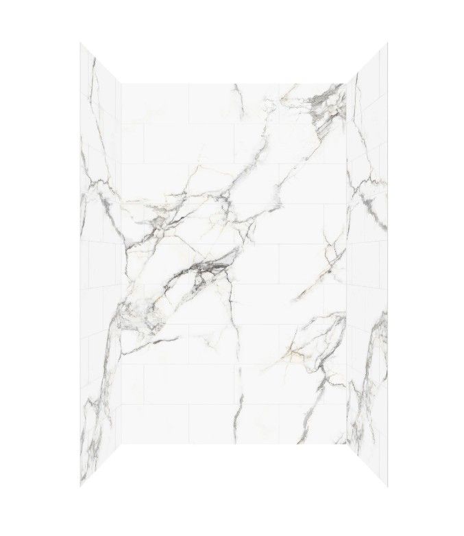 Jetcoat Flex Panel Shower Wall Kit 60x32x80 Marble at Discount
