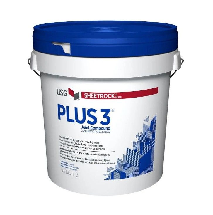 Plus 3 Ready-Mixed Joint Compound 4.5 gal. at Discount Builders Supply ...