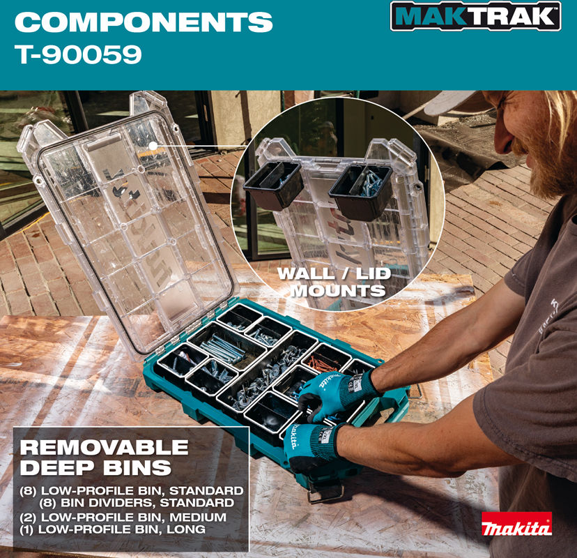 MAKTRAK Low Profile Medium Organizer at S.W. Collins Co. | Makita