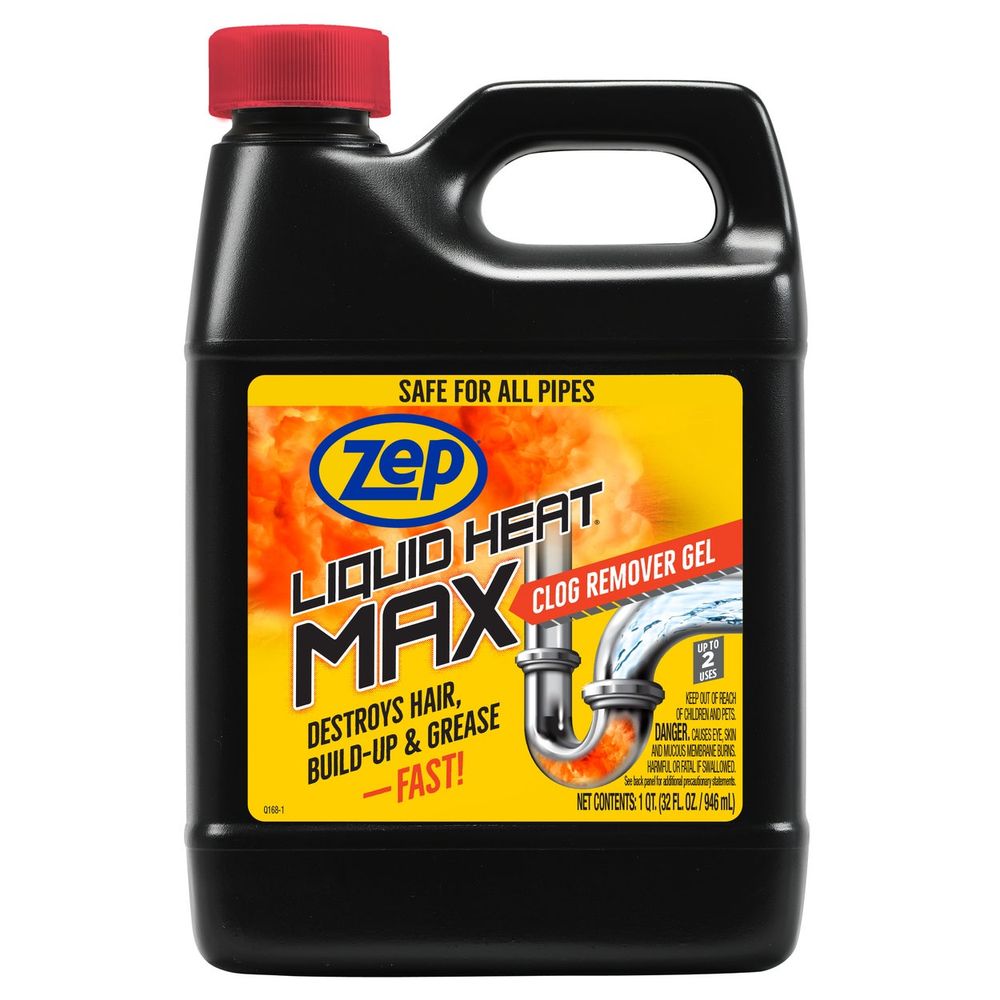 Zep Liquid Heat Clog Remover 32 oz. at Discount Builders Supply