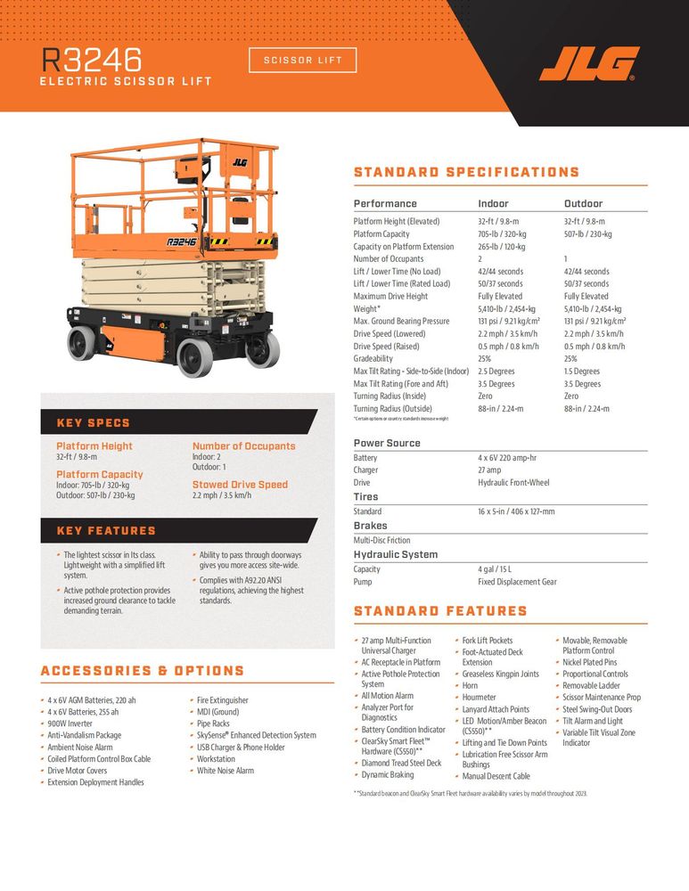 32' Scissor Lift (Jlg) Rental - 4-Hour at Doug Ashy Building Materials ...