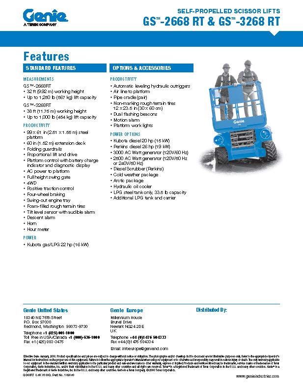 32' Rt Scissor Lift Rental - 4-Hour at Doug Ashy Building Materials ...