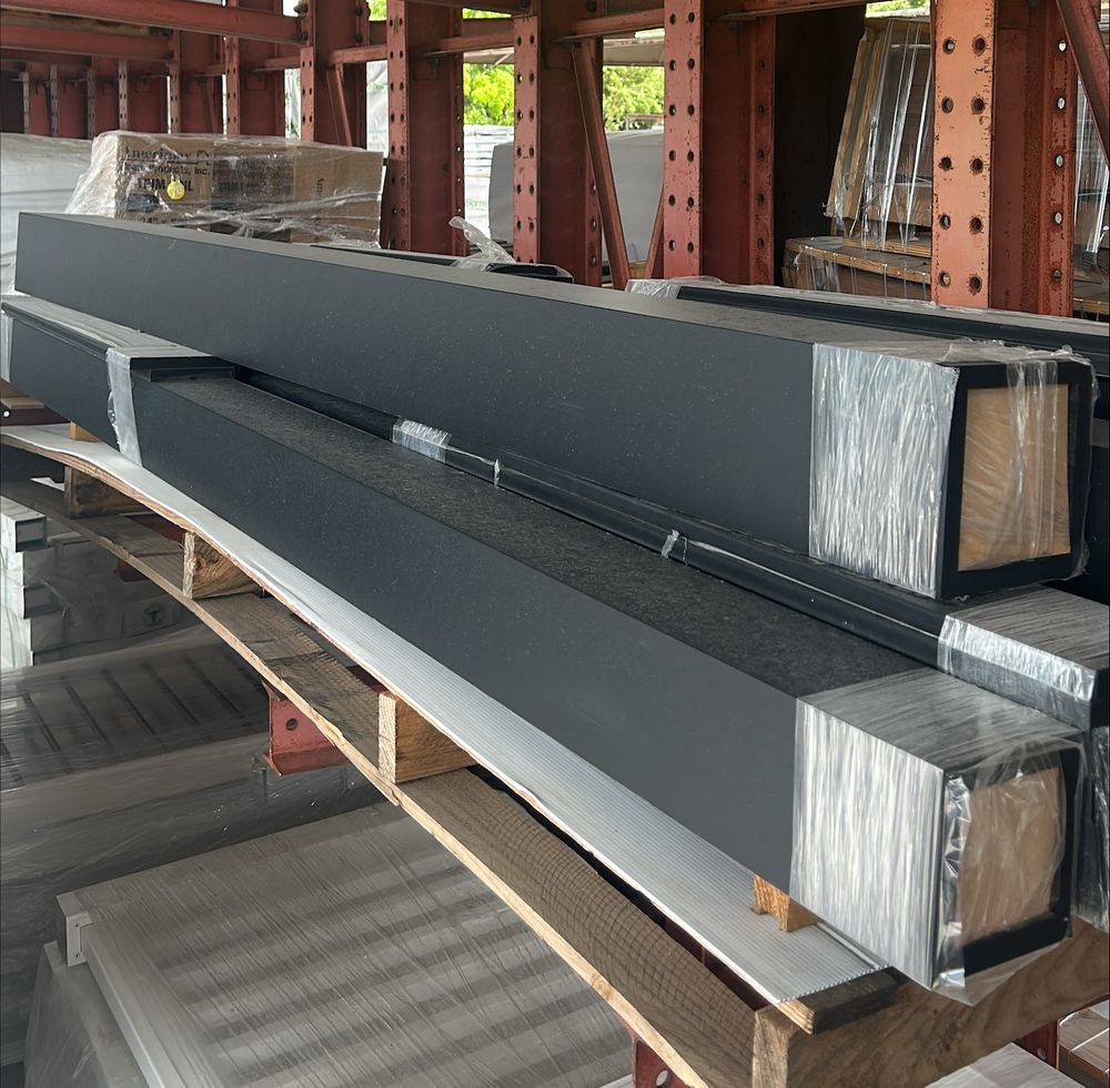Pre-Built EverBlack™ Black PVC Post Wrap 8 X 9' (for a 6 x 6 post) at ...