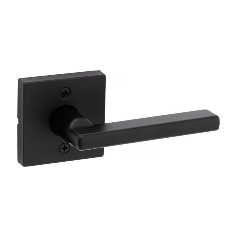 Kwikset Halifax Non-Turning Dummy Lever Matte Black at Moscow