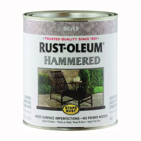 Rust-Oleum Silver Hammered Paint 1 qt. at Discount Builders Supply