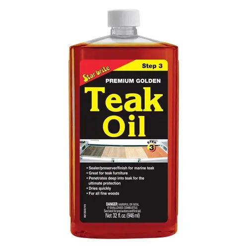 Star Gold brite Teak Oil 32 oz. at Discount Builders Supply