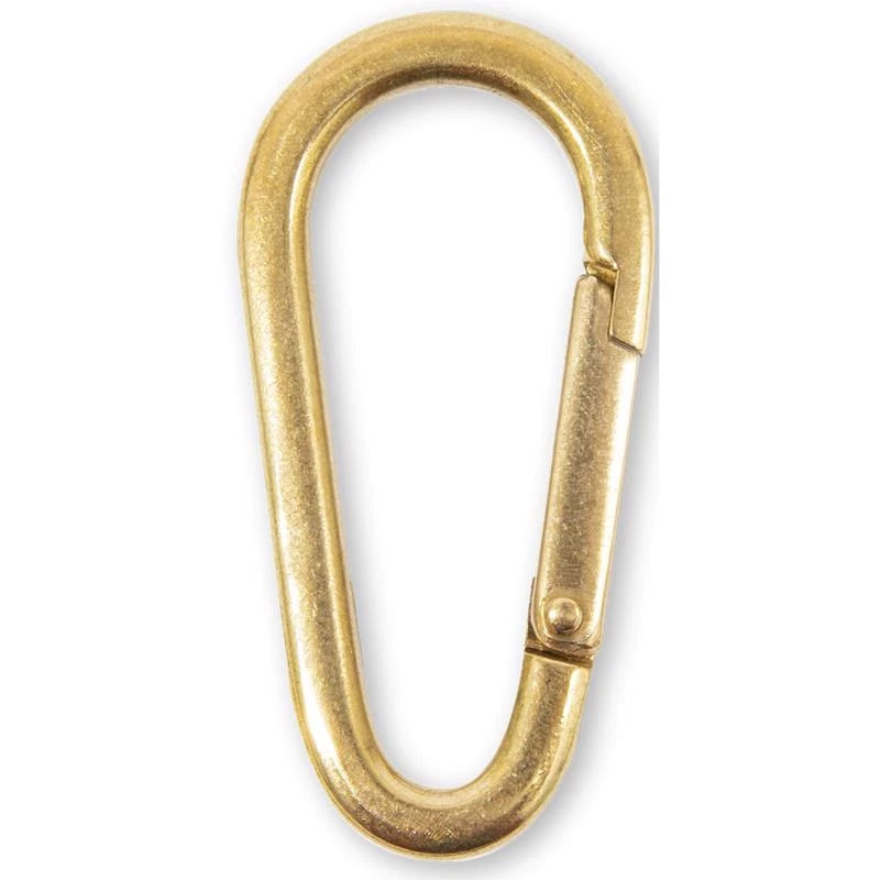 Carabiner Brass Gold at Discount Builders Supply & Hardware