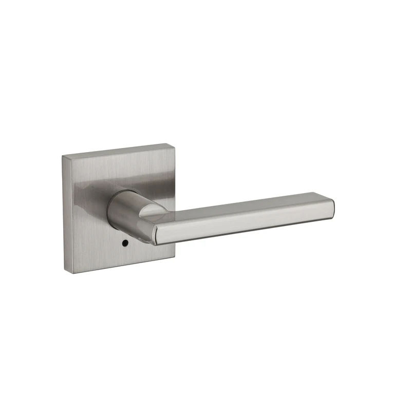 Kwikset Satin Nickel Halifax Privacy Lever at Discount Builders