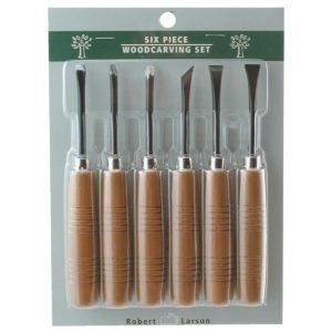 Robert Larson Wood Carving Set 6 Piece at Discount Builders Supply