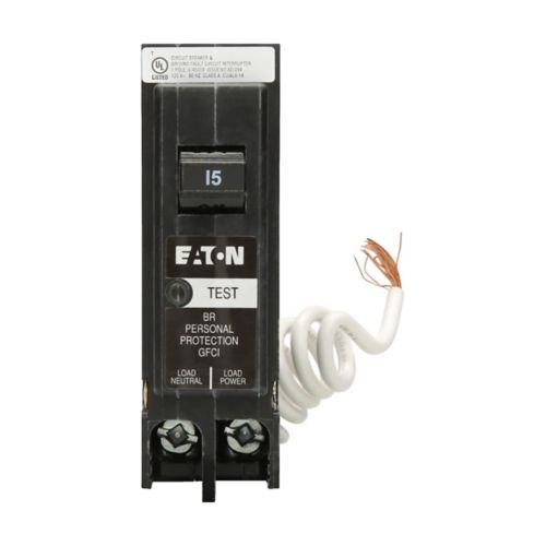 Square D 15A GFCI Breaker with Pigtail at Discount Builders Supply
