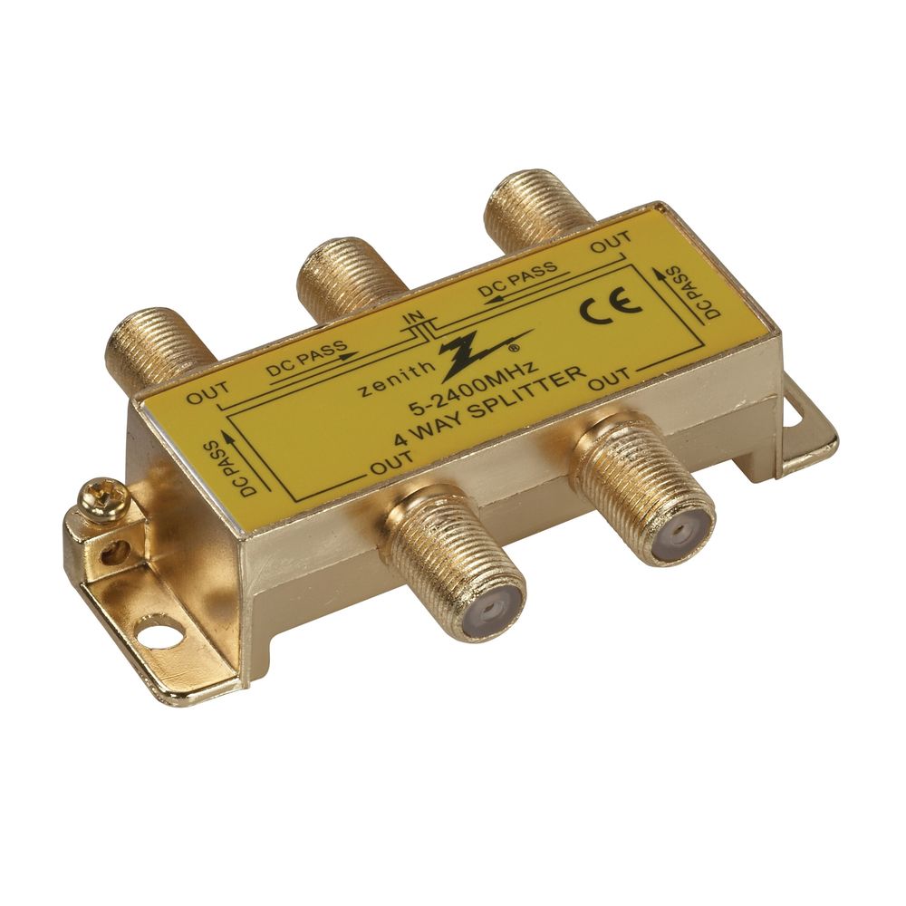 Zenith VS3001SP4W Coax Splitter at Discount Builders Supply