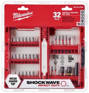 milwaukee shock wave impact driver bit set