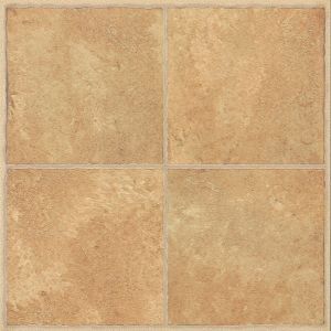 Inlay Vinyl Floor Tile Beige 12
