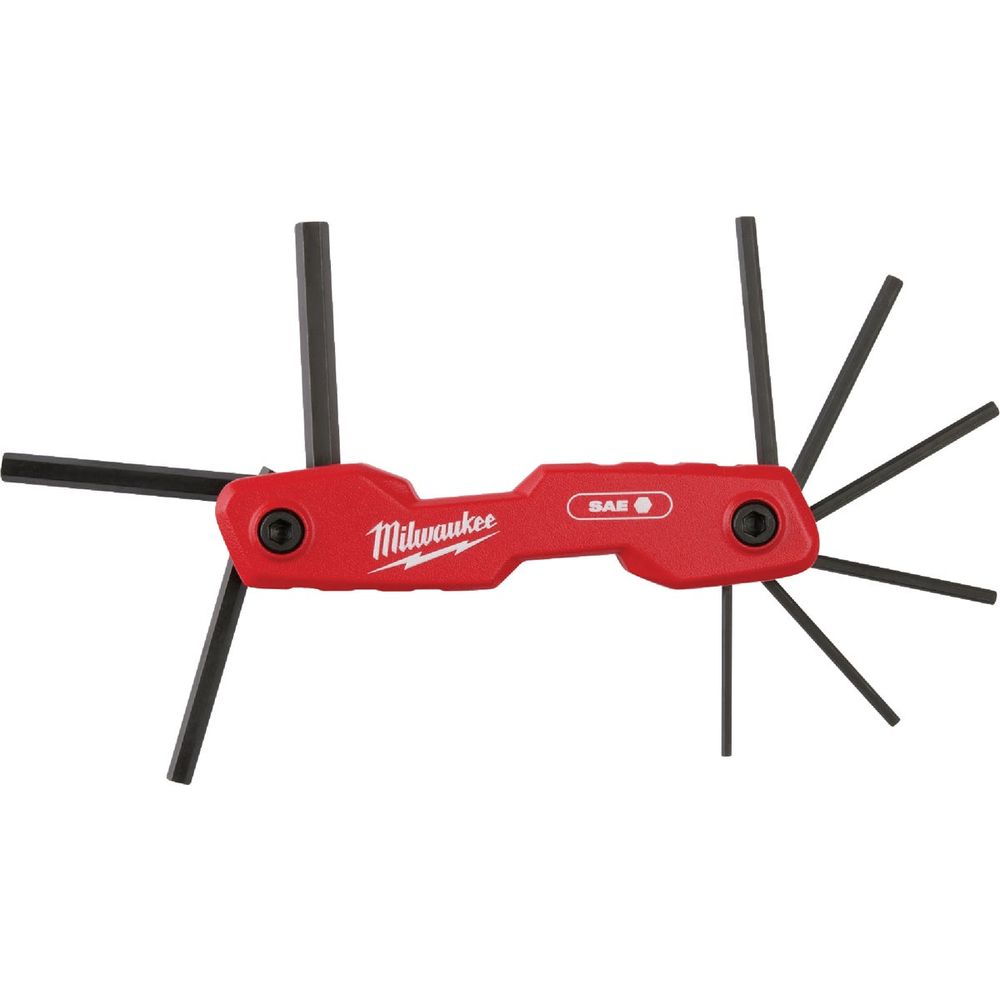 Milwaukee SAE Folding Hex Key Set, 9-Piece at Tahlequah Lumber