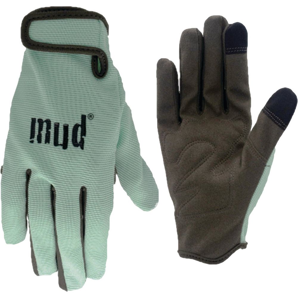 Mud Women's Medium/Large Synthetic Leather Mint Garden Glove at