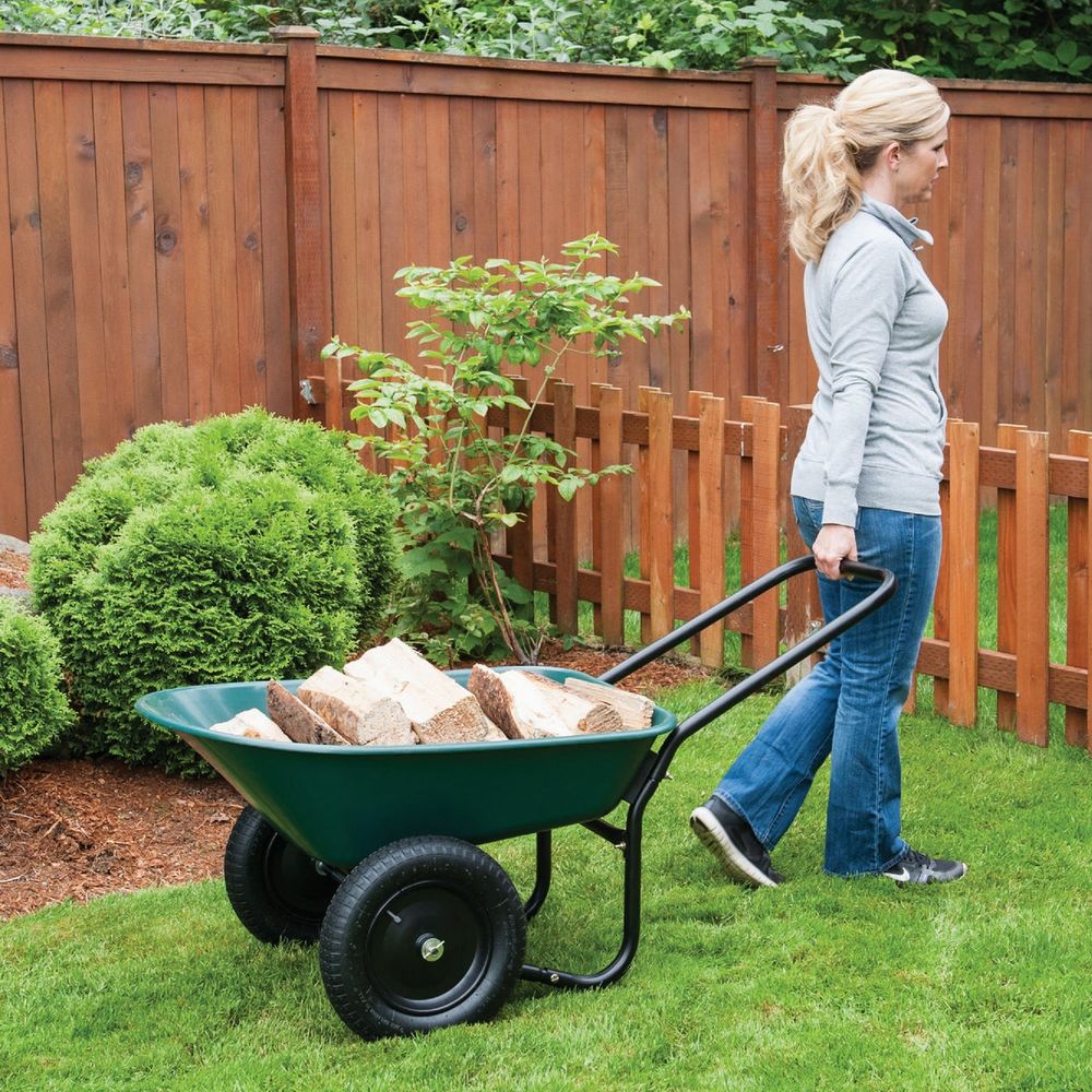 5 Cu. Ft. Poly Wheelbarrow at S.W. Collins Co. | Wheelbarrows