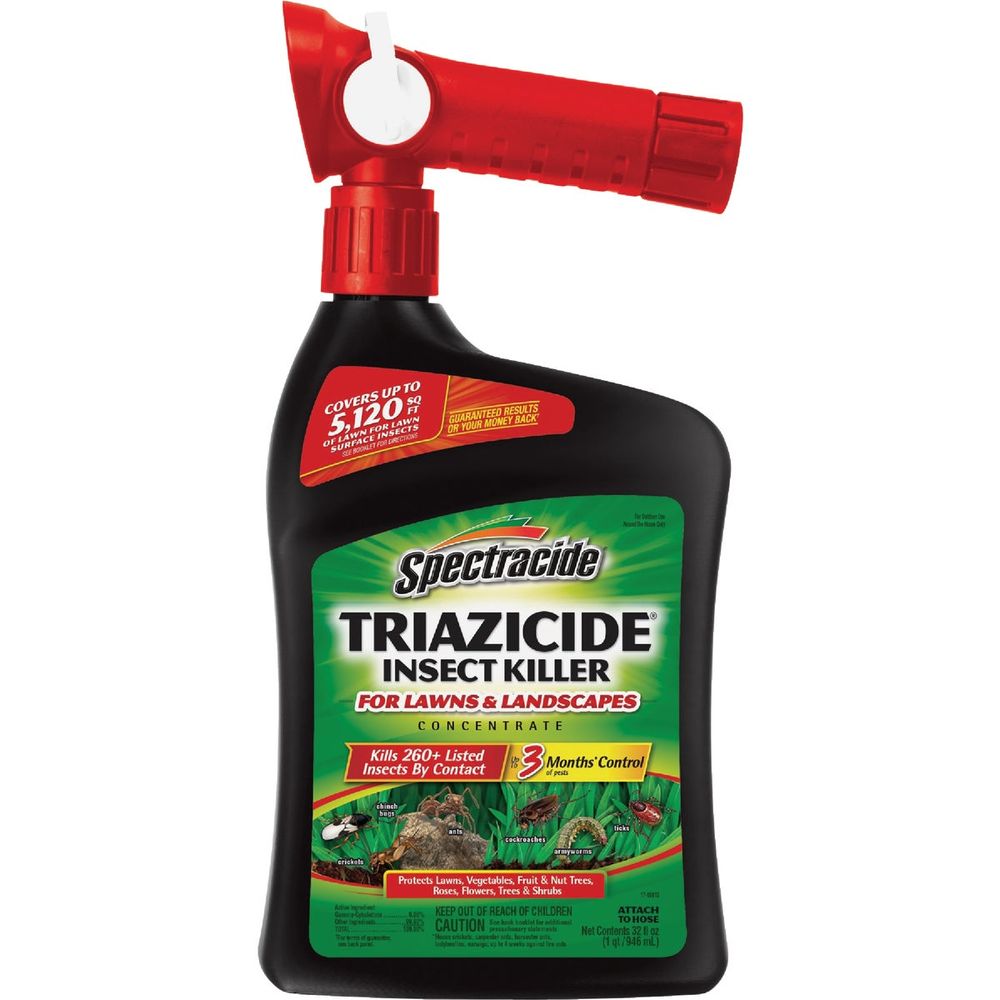 Triazicide 32 Oz. Ready To Spray Hose End Insect Killer For Lawns ...