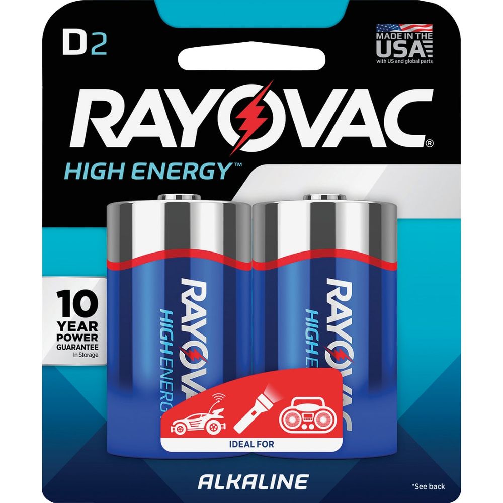 Rayovac High Energy D Alkaline Battery (2-Pack) at Tahlequah