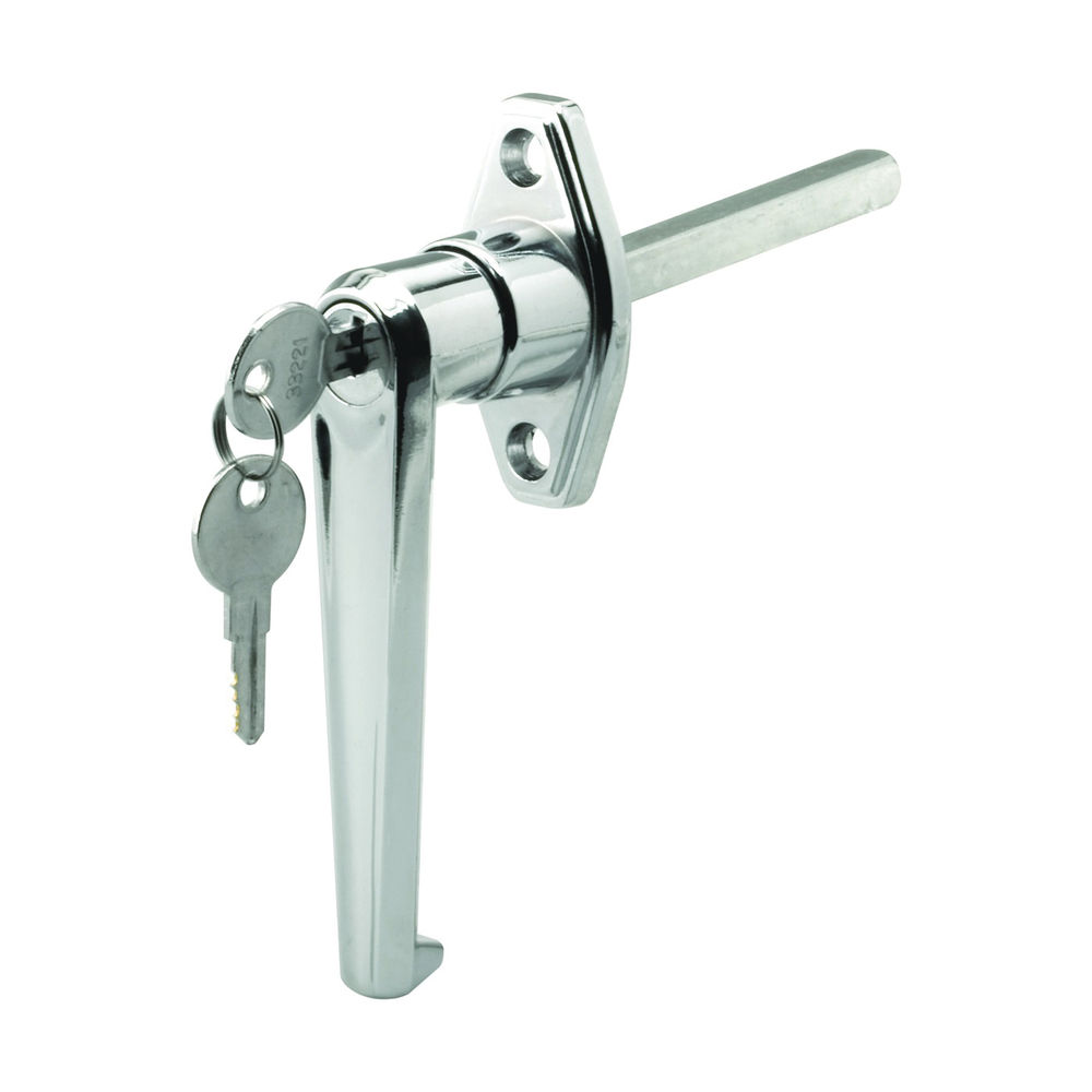 Prime-Line GD 52123 Garage Door Lock, 5/16 in L Shaft, Zinc