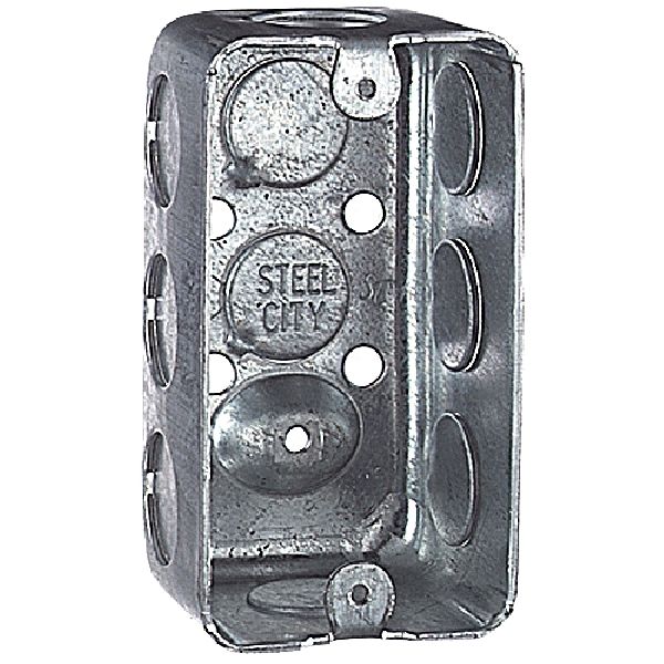 Steel City 583611/2 Series Utility Box, 13 cu-in, 1-Gang, 1-Outlet