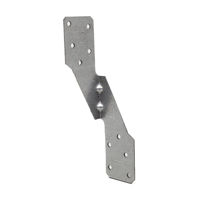 Simpson Strong-Tie H2.5AZ Hurricane Tie, 6 in L, 1-3/8 in W, Steel