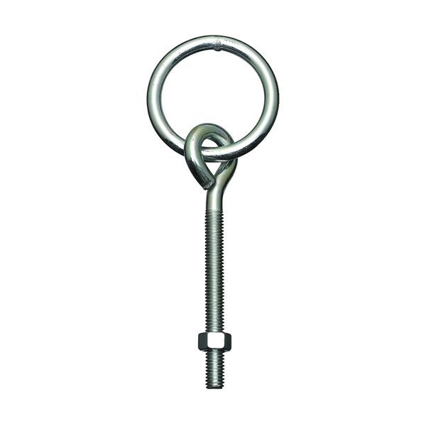 National 2061BC 3/8" x 5-1/8" Zinc Plated Hitch Ring with Bolt National 2061BC 3/8" x 5-1/8" Zinc Plated Hitch Ring with Bolt
